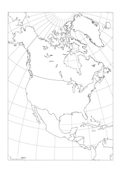 白地図素材集 北アメリカ 山川 二宮ictライブラリ
