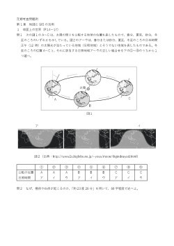 基本地理a 定期考査問題例 第1章 球面上の世界 山川 二宮ictライブラリ