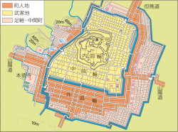 姫路城下町の配置 新日本史 168頁 カラー 山川 二宮ictライブラリ