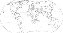 白地図素材集 世界地図 山川 二宮ictライブラリ