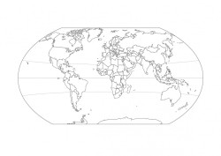 白地図素材集 世界地図 山川 二宮ictライブラリ