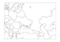 白地図素材集 ヨーロッパ東部 山川 二宮ictライブラリ